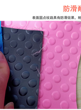 2m蓝色圆点宠物防滑垫PVC无纺布耐磨阻燃垫加厚2.2mmPVC防滑胶板