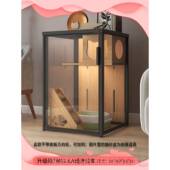 高档猫别实木家内猫窝猫用笼子超大空间豪华猫室咪房墅子猫屋猫柜