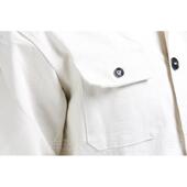 高档细服帆布纯棉电作服焊工防焊烫工套装 男耐磨加厚防护服劳保服