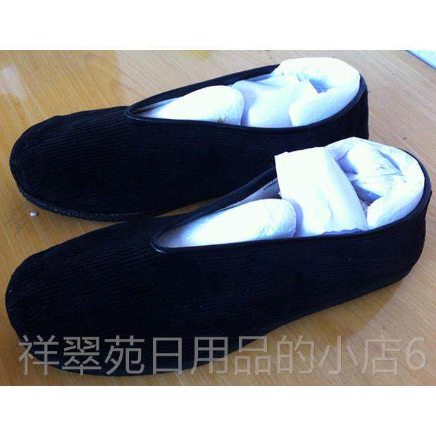 高档天津花毽布休鞋 花毽专鞋男女款棉鞋老年人闲鞋条业绒全棉轮