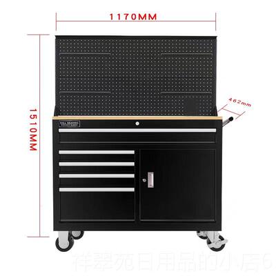 高档46寸抽工车工具柜 46寸5抽屉工具车具barbe rshop理发店工作9