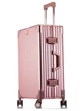 高档全铝直结箱角行李女炫酷男网红sin潮sup静音轮实耐用拉杆旅行