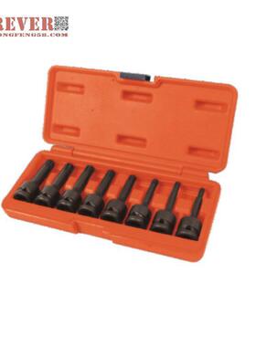 8件华丰巨箭套MP型铬钼钢连体批头套筒工具盒套装 HF-81008A1