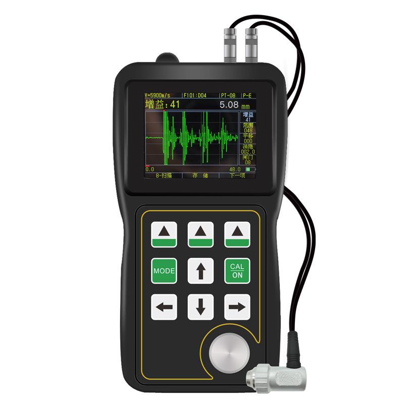 超声波测厚仪真彩屏可A/B扫UT400可穿透涂层管道钢板厚度测厚仪