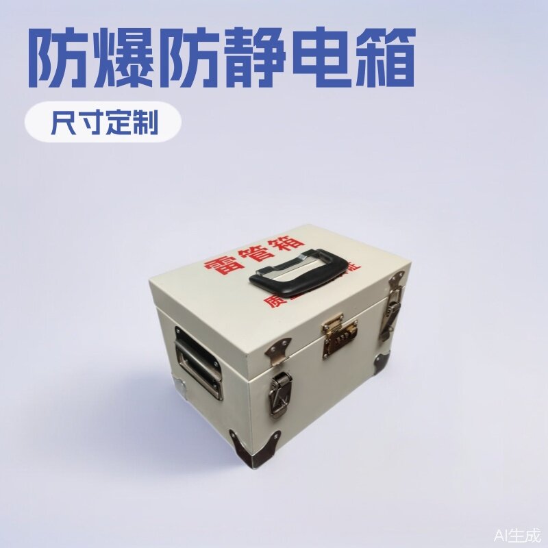 煤矿防爆钢板存放箱防静电300*200*200电雷管箱防爆火工品储存箱