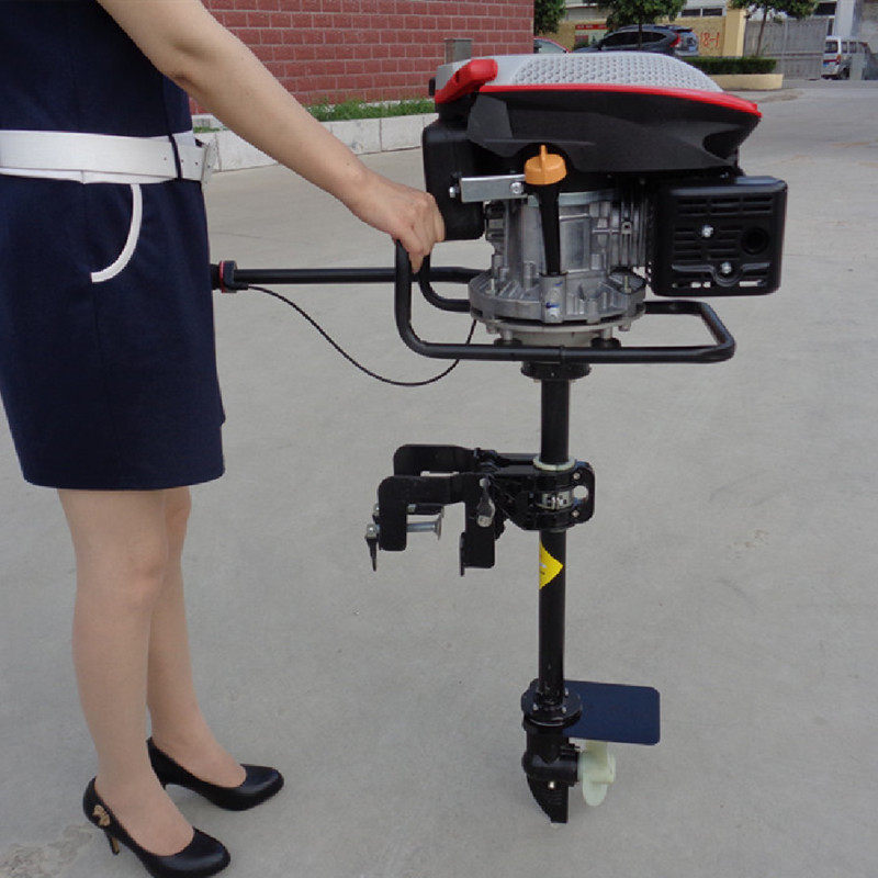 汽油4冲程风冷船挂机经济好启动挂桨机小型船尾机厂家