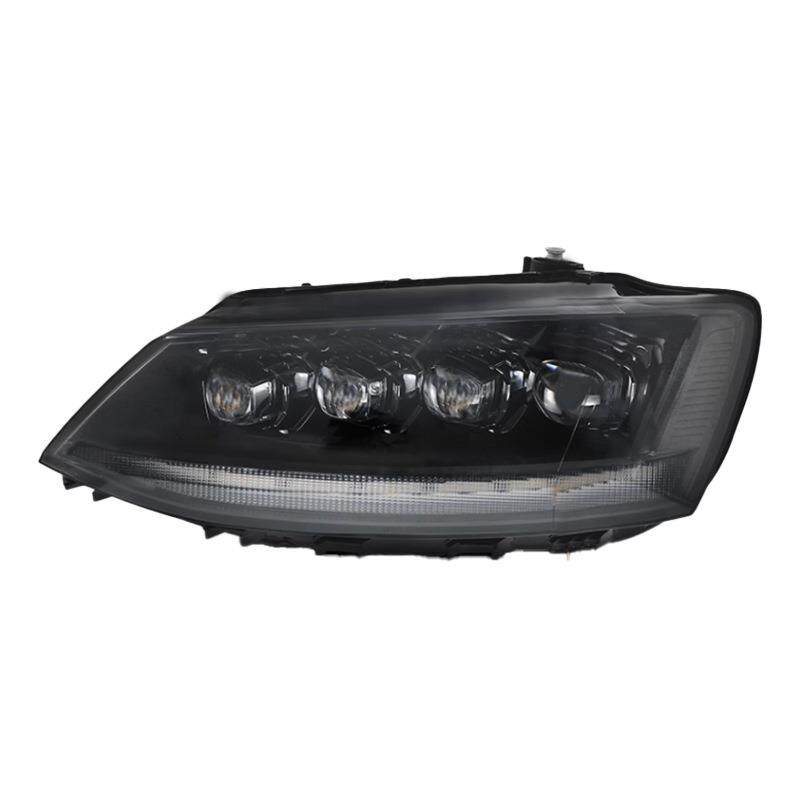 龙鼎12-18款新速腾大灯总成改装LED矩阵透镜日行灯流水转向龙