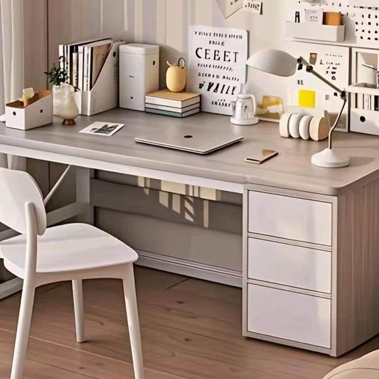电脑桌台式家用卧室书桌学习写字桌工作台出租屋简易办公桌带抽屉