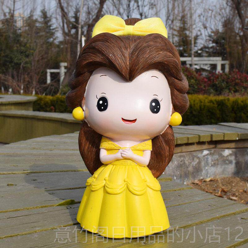 正品大号公主美鱼存钱罐可爱KT创意卡通儿童存礼钱筒摆人女孩件生