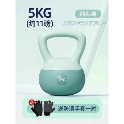 正品用软壶铃女士健家练翘臀神器哑铃男士运力动深蹲提壶器材身量