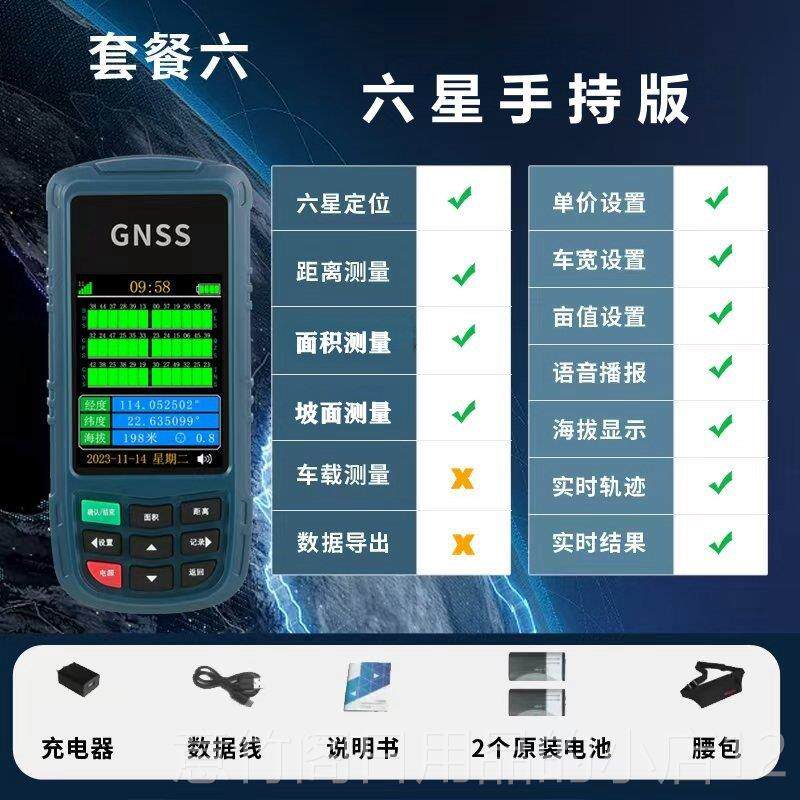 正品农博士测计仪高亩精度手持ps土地面积测量仪亩器g收割机车载