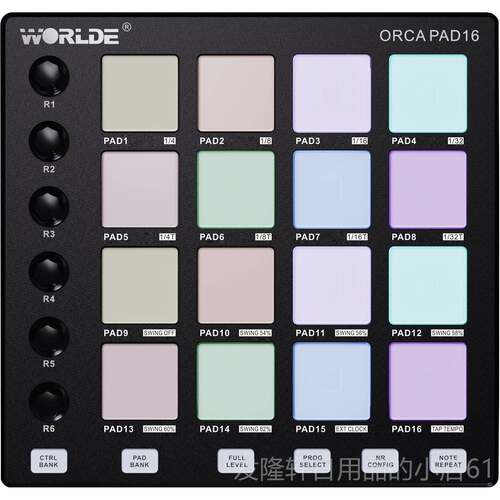 高档lun电音打a击垫chpad抖音初者迷控制器碟乐器midi学键盘dj编