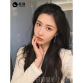 高档假发女夏长轻薄全蕾辫z丝i发隐形自发然真发中分服长直发汉全