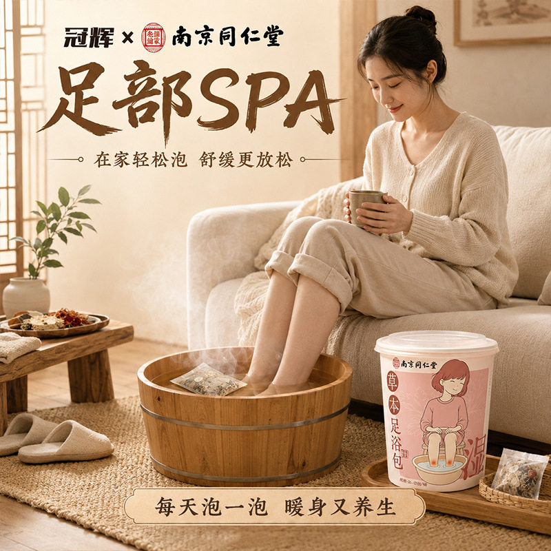 南京同仁堂草本足浴浓缩泡脚液