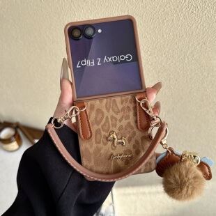 适用小米MIXFlip2折叠屏手机壳华为purax新年款荣耀magicv小金马三星ZFlip7/6典藏版壳膜一体全包防摔保护套