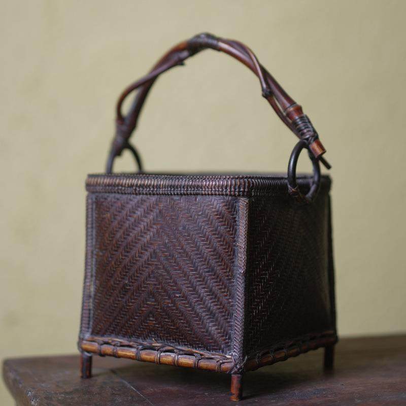 手工竹编提篮碳筐木炭收纳筐碳篓核桃炭钵炭笼碳斗烧水煮茶碳炉,五金/工具,五金工具箱/五金收纳箱,淘宝优惠券,粉丝福利购,淘宝优惠卷