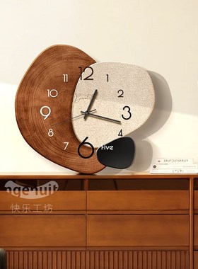 中古风桌面摆件餐边柜高级感玄关客厅电视柜酒柜高档钟表2025新款