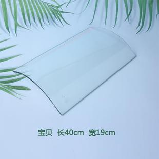 老式沟瓦钢化玻璃亮瓦采光板阳光棚加长瓦仿古小青瓦弧形瓦片屋顶