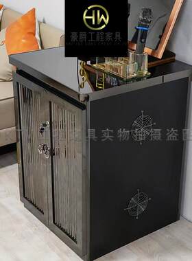 ktv点歌柜功放柜子KTV机柜点歌台不锈钢点歌柜厂家定做家用客厅