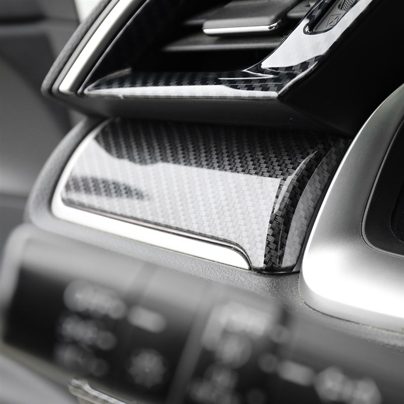 适用于十代思域改装内饰装饰仪表台中控饰条贴碳纤维纹路亮条