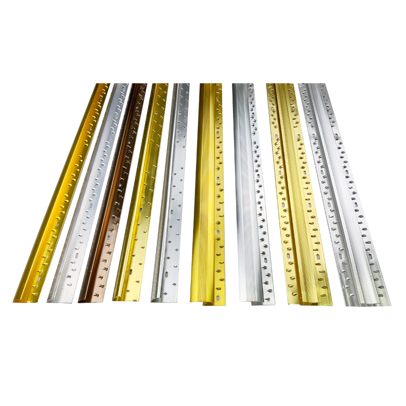 满铺地毯辅料铝合金收口压边条门口酒店地毯收边条工字型接缝封边