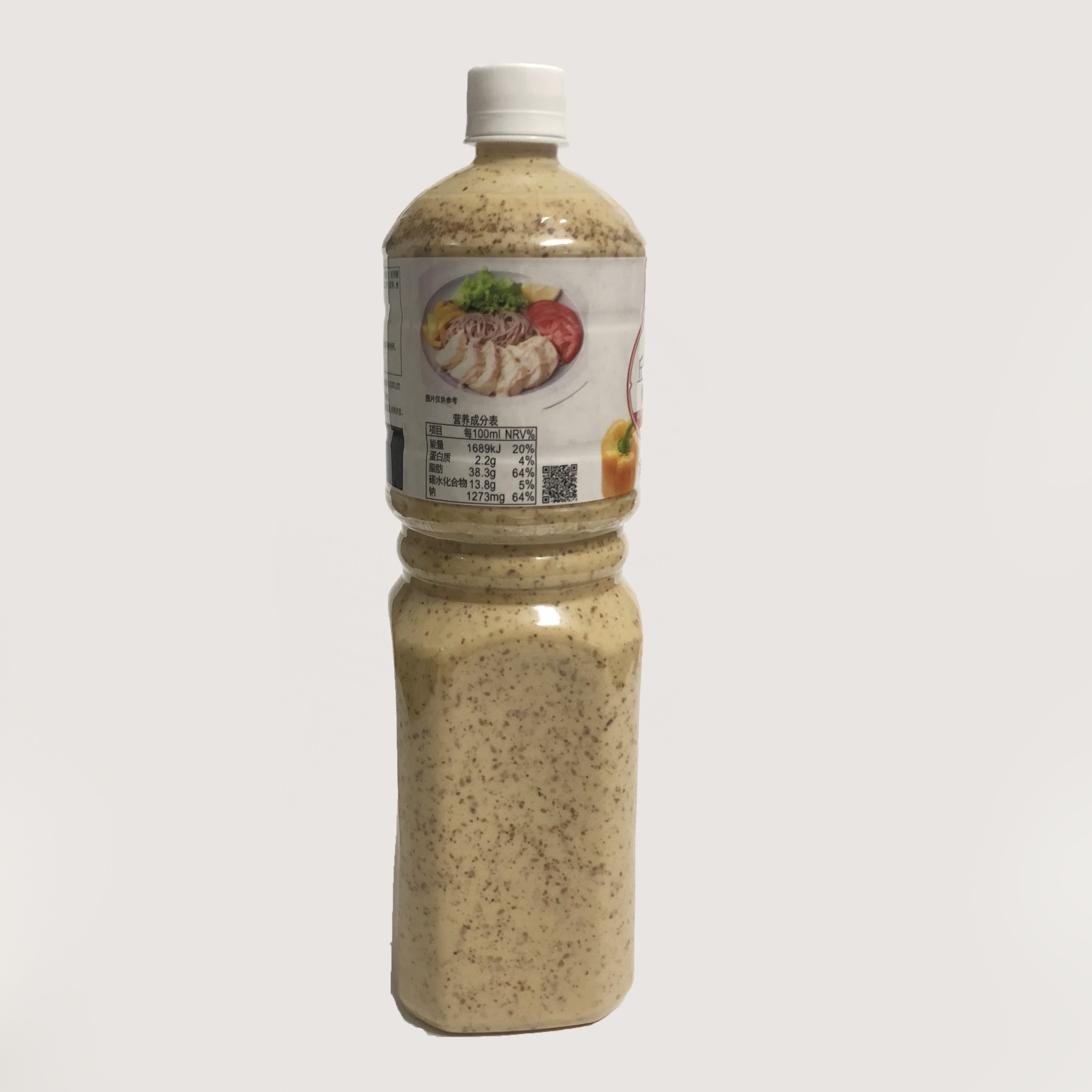 丘比焙煎芝麻沙拉汁1.5l蔬菜沙拉拌面煎烤烹饪烤肉调味火锅调味料