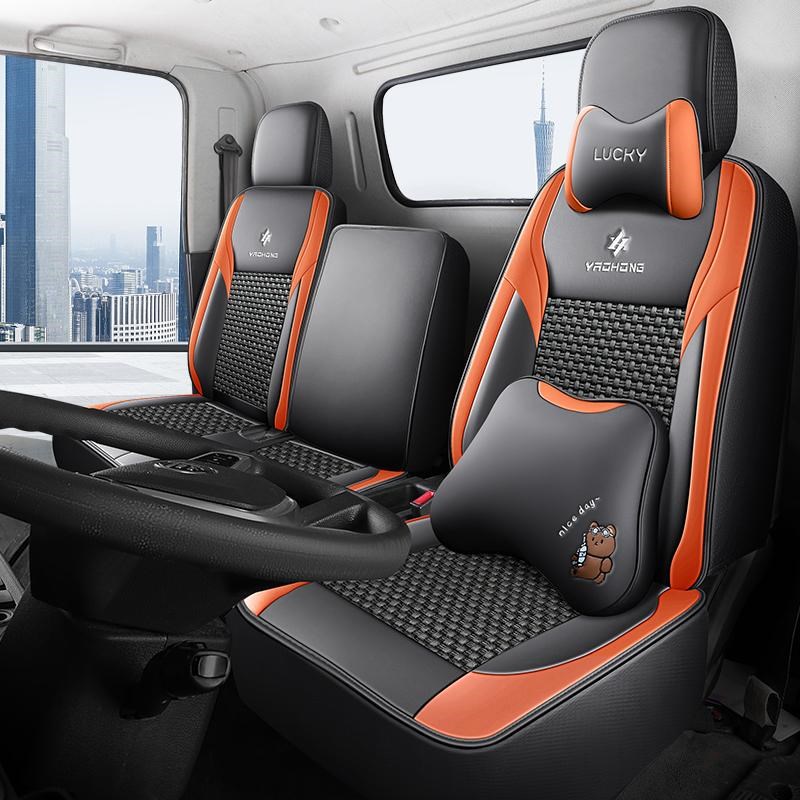 江淮骏铃V6V5H330A8E5E3帅铃s6Q7康玲H5J6汽车坐垫货车皮类座套