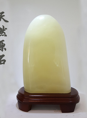 天然玉石原石石敢当泰山石摆件办公室送礼家居装饰客厅礼品电视柜