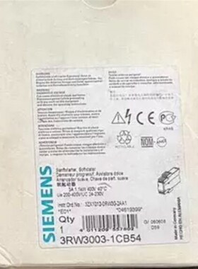 西门继电器3RW3003-1CB54还剩一台