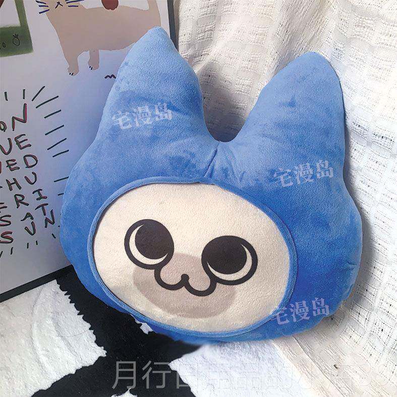 正品艾露猫猫大头枕动漫周边卡通头猫头老大的喵抱可爱呆萌生日礼