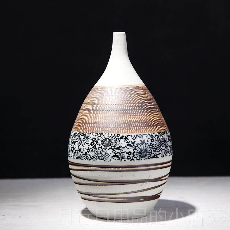 正品餐桌中式干 燥干花花瓶加彷真花摆件装饰品客视厅电柜插花器