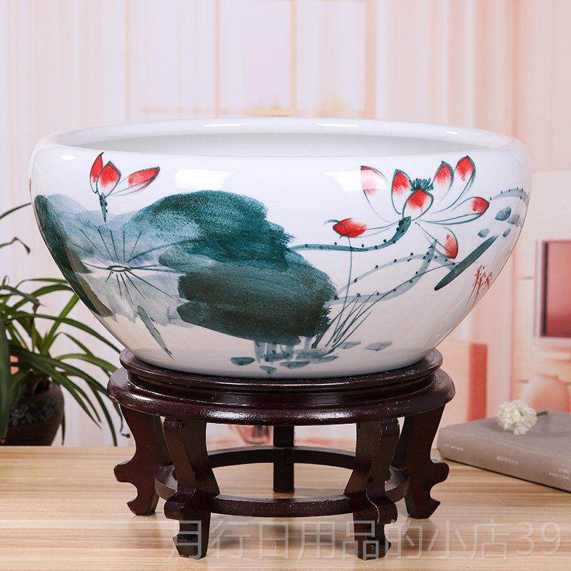 正品口径景养德镇陶瓷花盆家用水培荷植容器书房桌面绿大萝摆件包,鲜花速递/花卉仿真/绿植园艺,花盆,淘宝优惠券,粉丝福利购,淘宝优惠卷