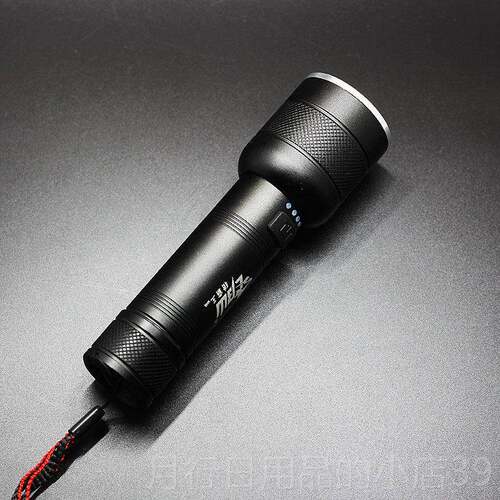 正品猎霸携王M46强光手筒变焦可充电26电650超亮远射小型便家户外