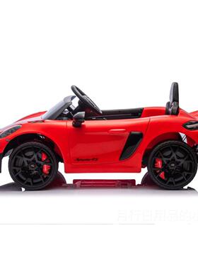 正品正版y保时Spder rs71儿童电动8车宝宝遥控汽捷车玩具车四轮汽