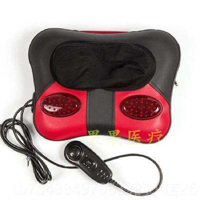 正品立昌颈神椎腰背部按摩器电动按摩枕疗加热理垫穴位揉震动仪捏