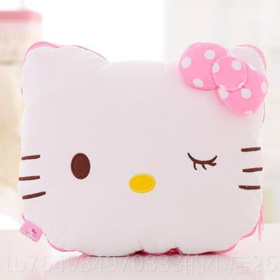 正品午抱枕公子两用办室汽车多功能个性可爱靠垫靠枕折被叠空调被