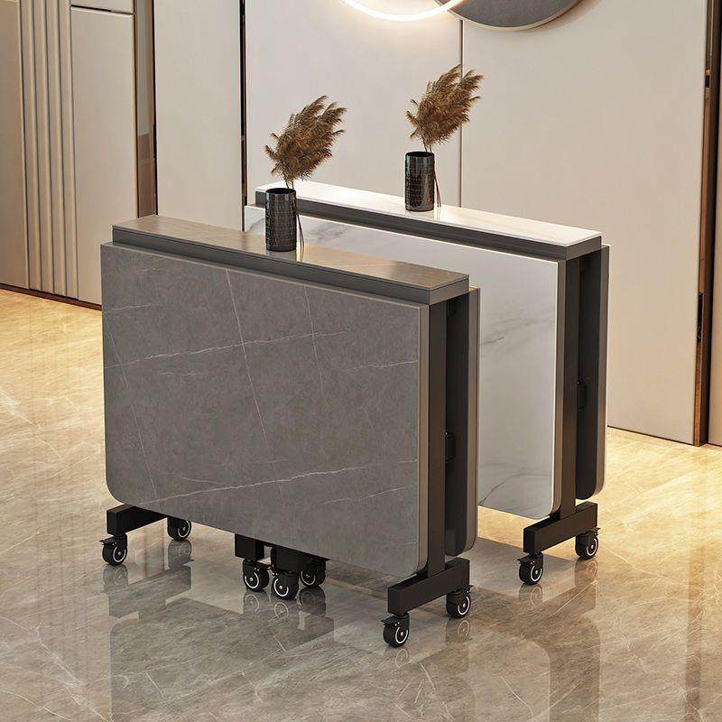 折叠餐桌岩板超薄家用小户型免安装简易饭桌可伸缩移动多功能餐桌,鲜花速递/花卉仿真/绿植园艺,割草机/草坪机,淘宝优惠券,粉丝福利购,淘宝优惠卷