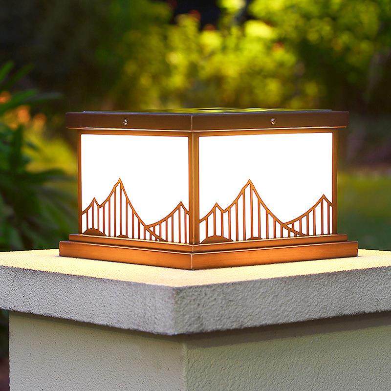 柱头灯新中式复古室外庭院别墅大门口柱子灯家用太阳能超亮围墙灯,五金/工具,五金工具箱/五金收纳箱,淘宝优惠券,粉丝福利购,淘宝优惠卷