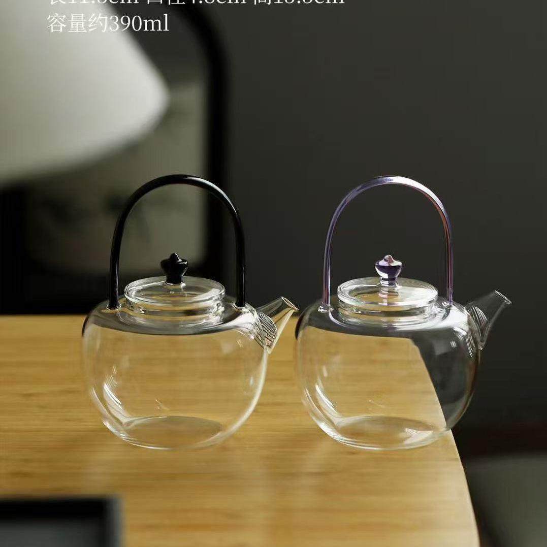 高硼硅加厚耐热玻璃提梁煮茶壶泡茶壶彩把玻璃壶大号花茶冷泡壶,五金/工具,五金工具箱/五金收纳箱,淘宝优惠券,粉丝福利购,淘宝优惠卷
