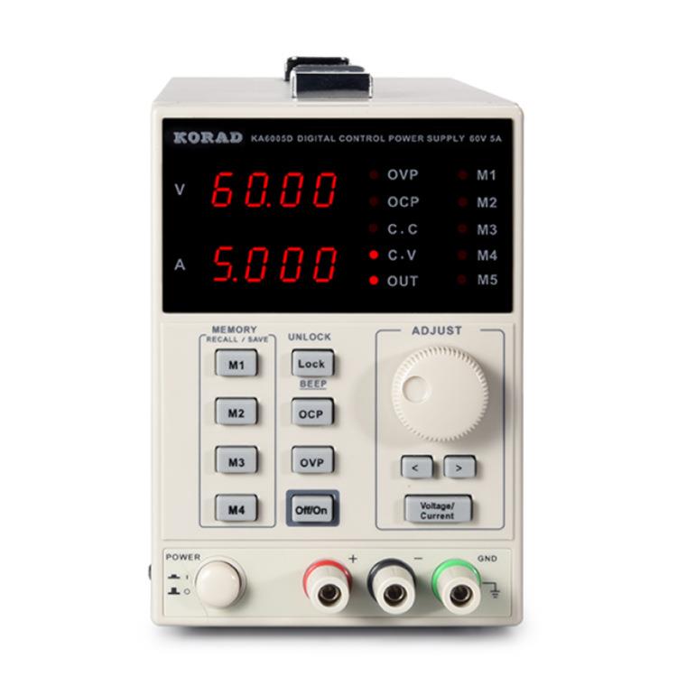 KORAD科睿源KA6005D数控直流电源/60V5A数控电源维修老化稳压电源