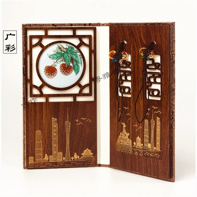 实体店经营广绣粤绣 广彩 纯手工 广府岭南文化礼品 广州特色红棉