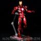 高档复仇者联盟4钢铁侠MK偶46多可节动关发光非合金玩具7寸人模型