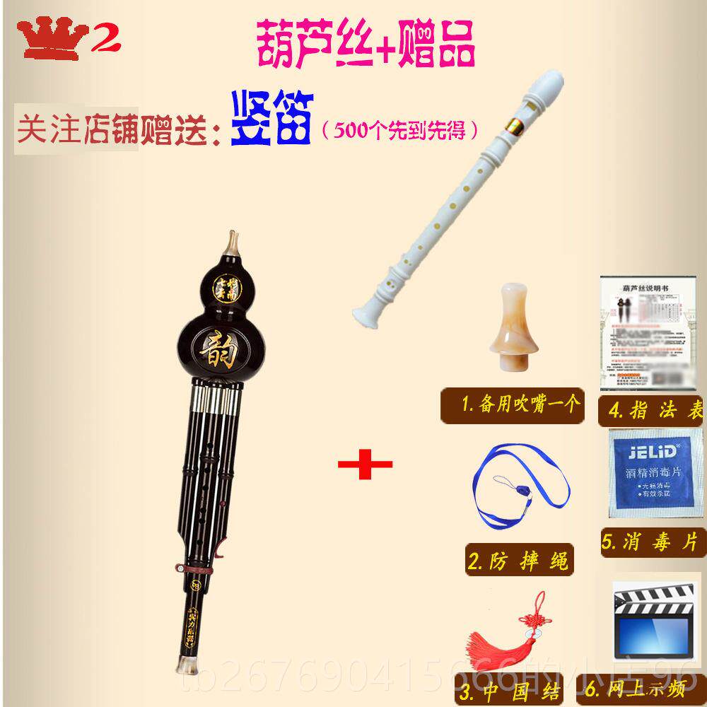 高档云南宾力学葫芦丝乐器降bc调小学儿童成人零基础自初学生调防