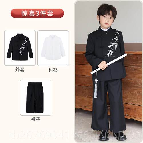高档新持中国童装主风装人中国风唐童装中小学生合唱演出服装