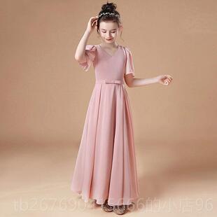 高档合唱钢团礼服公主裙女走童小持提琴婚纱秀主人琴气质洋气蓬蓬