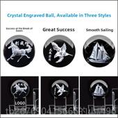 饰 定制标志数字品历装 书房 高端创日意礼 高档采购产水晶笔筒