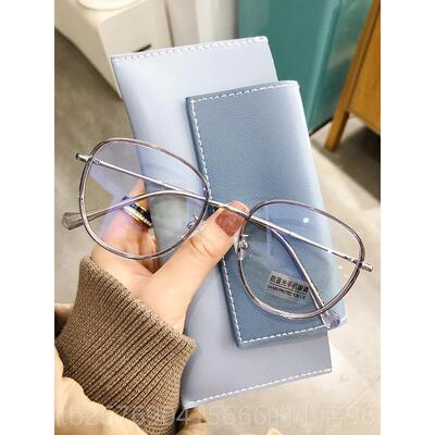 高档防辐射抗蓝电脑护睛平光镜男透眼镜光女素颜近眼视眼明镜大脸