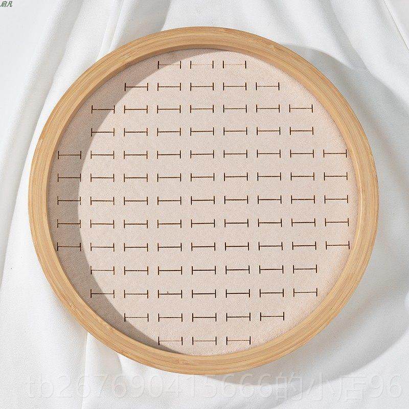 高档子饰品拖盒陈列圆形耳钉首戒饰收纳带盖防尘实架木百位展示戒,饰品/流行首饰/时尚饰品新,首饰盒,淘宝优惠券,粉丝福利购,淘宝优惠卷