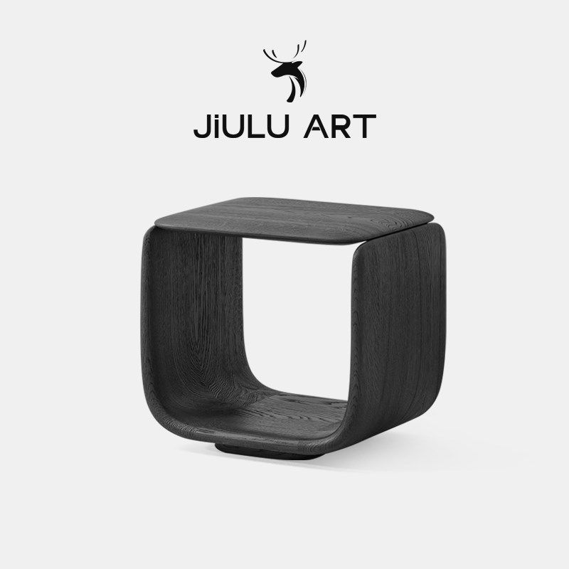 意式极简艺术方形实木边几客厅沙发小茶几设计师高档卧室床头角几,住宅家具,角几/边几,淘宝优惠券,粉丝福利购,淘宝优惠卷