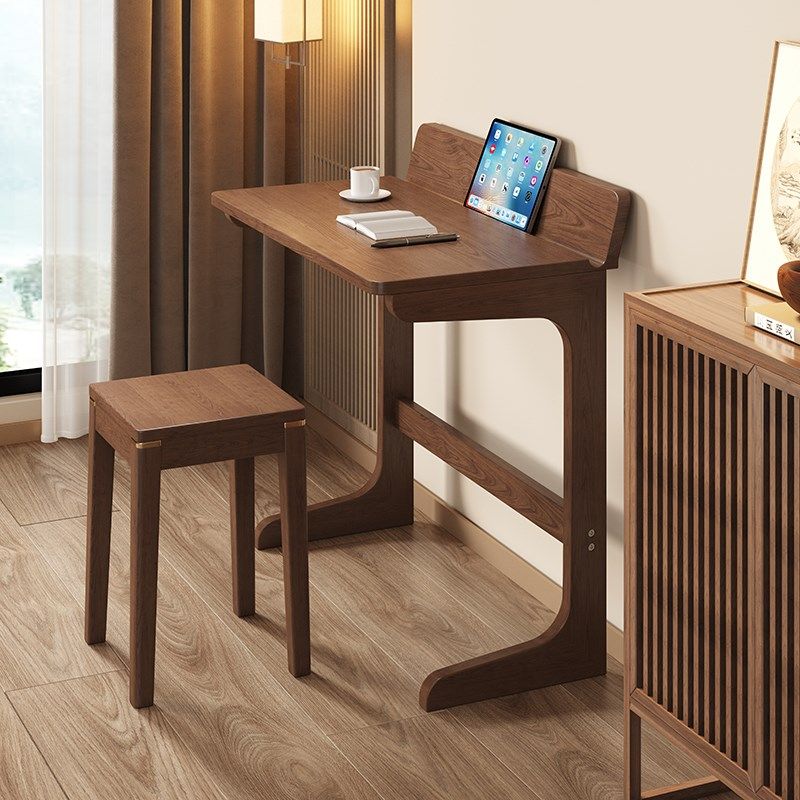 实木沙发边几可移动简约C型角几床头懒人桌小茶几客厅学生写字桌
